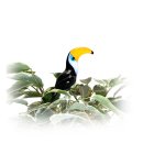 Dekospieß Tukan schwarz