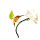 Längenverstellbarer Orchideenstab Kolibri gelb/grün/rot