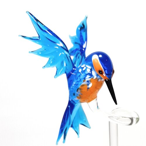 Längenverstellbarer Orchideenstab Eisvogel fliegend