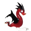 Längenverstellbarer Orchideenstab Drache rot