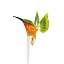 Dekospieß Kolibri rot-gelb-orange